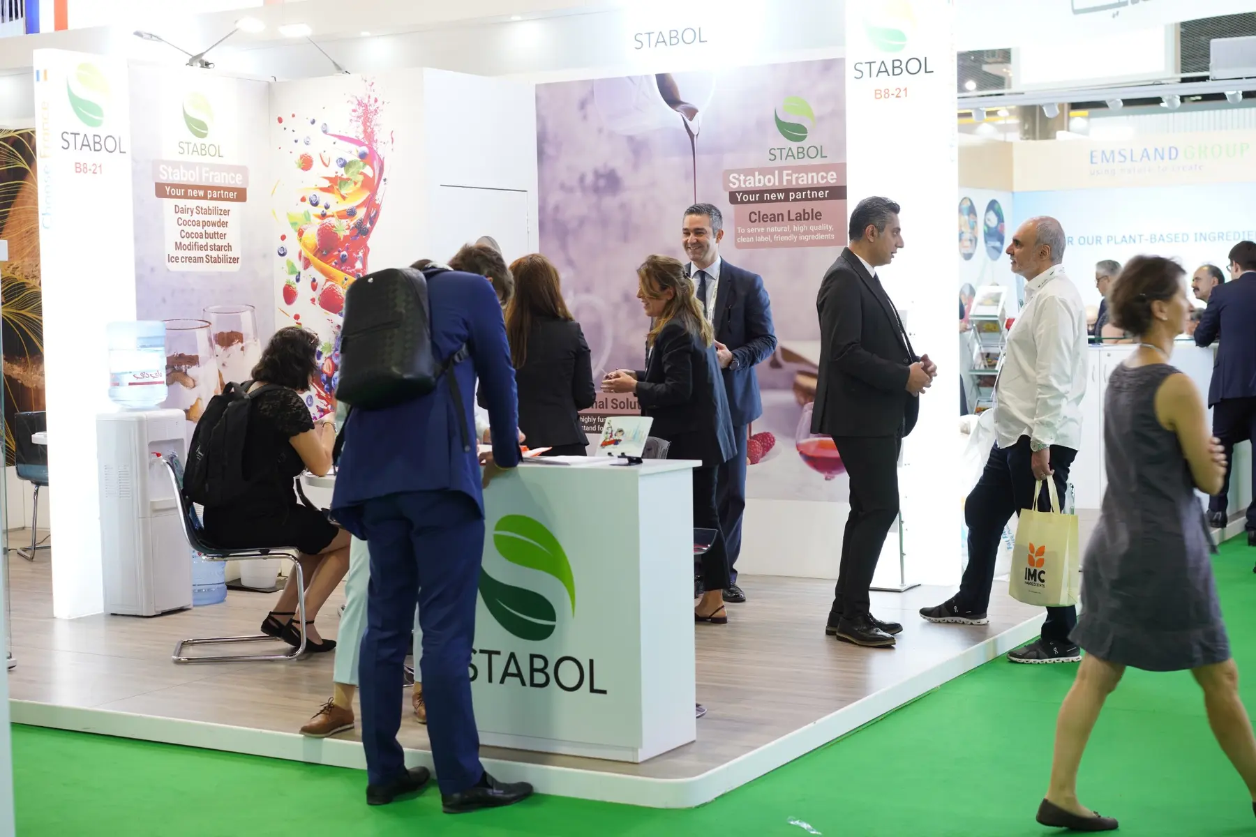 Stabol France booth at Gulfood Manufacturing 2023