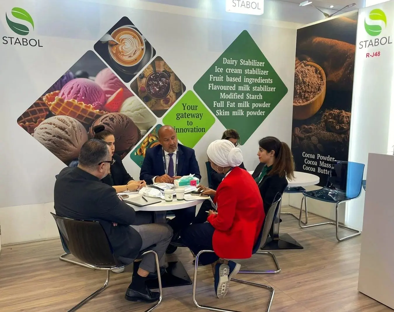 Stabol France booth at Gulfood Manufacturing 2024